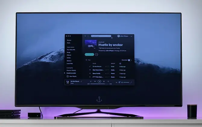 pourquoi écran bleu sur téléviseur LG