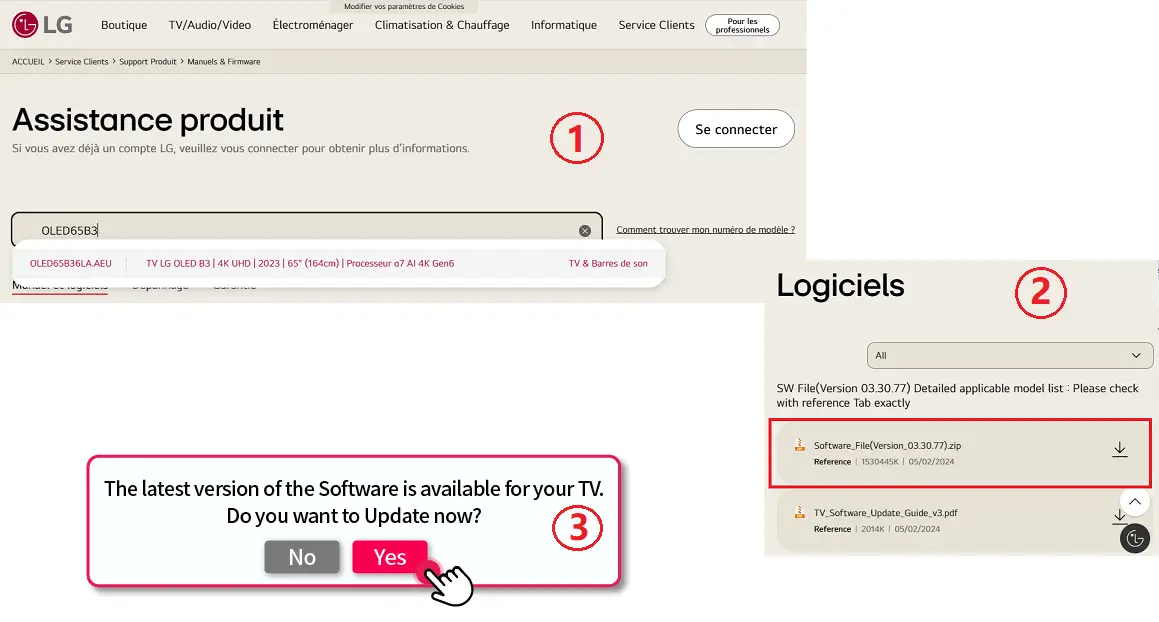 Télévision LG mise à jour introuvable pourquoi et que faire? Fix Masters